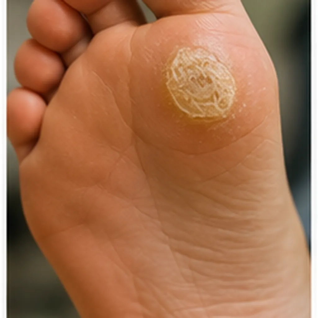 Illustration of you get tough patches of skin called calluses for the question "Why do you get tough patches of skin called calluses?"