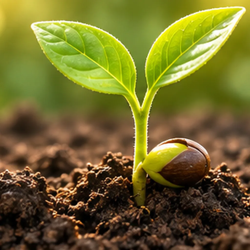 Illustration of seeds sprout for the question "Why do seeds sprout?"