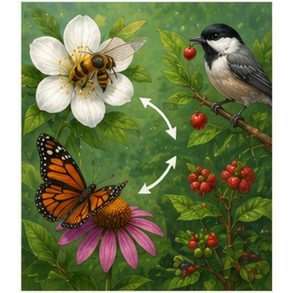 Illustration of animals and plants need each other for the question "Why do animals and plants need each other?"