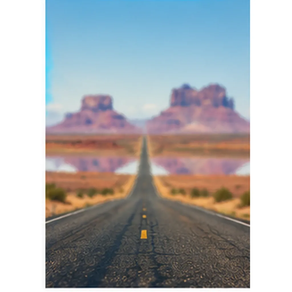Illustration of deserts create mirages for the question "How do deserts create mirages?"