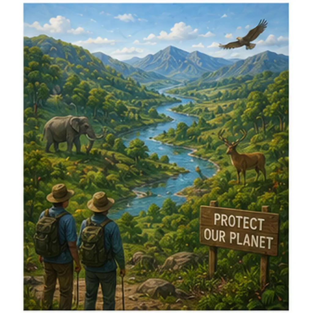 Illustration of humans need to protect wild places for the question "Why do humans need to protect wild places?"