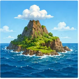 Illustration of islands form for the question "How do islands form?"