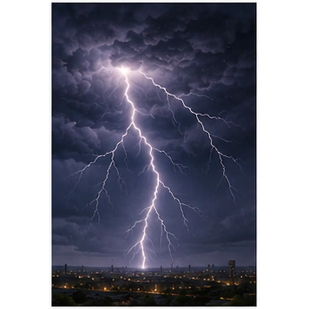 Illustration of lightning sometimes strike twice for the question "Why does lightning sometimes strike twice?"