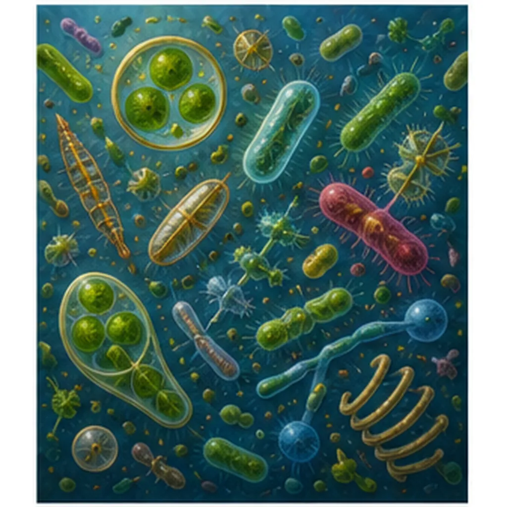 Illustration of tiny living things keep earth alive for the question "How do tiny living things keep Earth alive?"