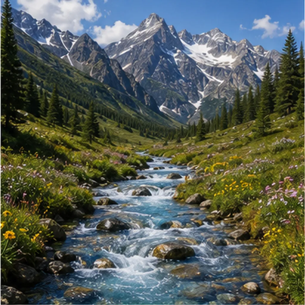 Illustration of rivers start for the question "How do rivers start?"