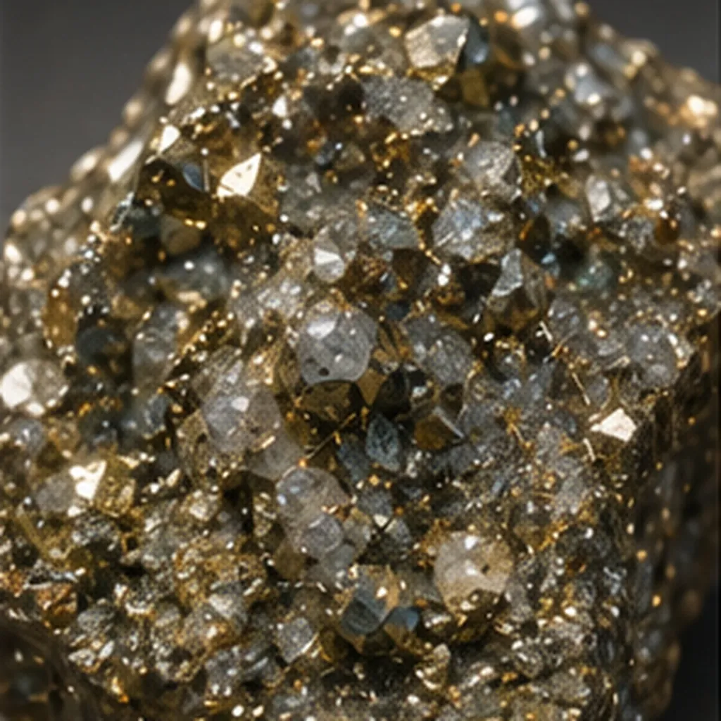 Illustration of some rocks sparkle for the question "Why do some rocks sparkle?"
