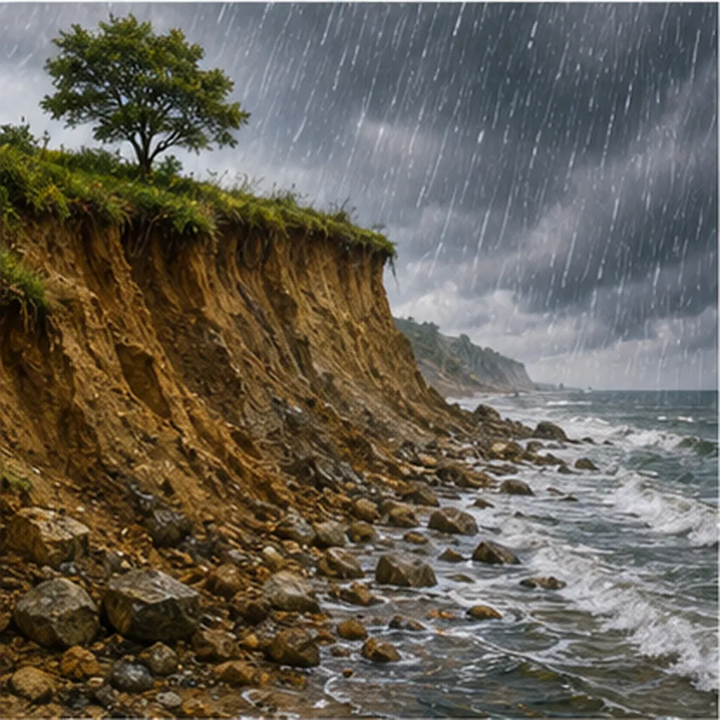 Illustration of erosion for the question "What is erosion?"