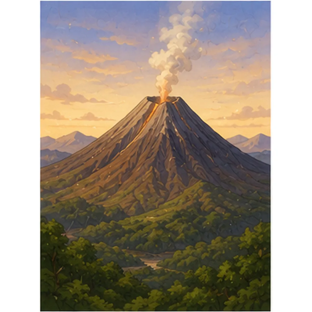 Illustration of some volcanoes sleep for hundreds of years for the question "Why do some volcanoes sleep for hundreds of years?"