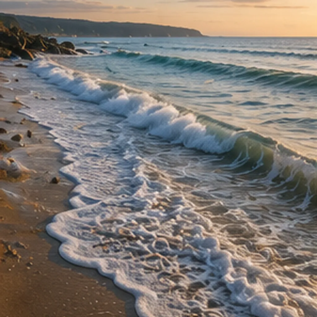 Illustration of waves keep arriving at the beach for the question "Why do waves keep arriving at the beach?"