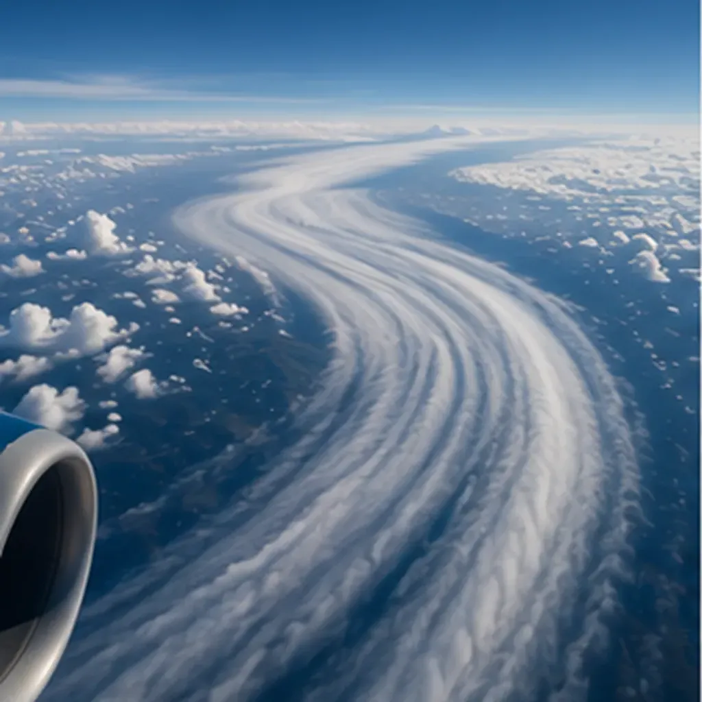 Illustration of the fast river of wind high above our heads for the question "What is the fast river of wind high above our heads?"
