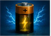 Illustration of a battery store energy for the question "How does a battery store energy?"