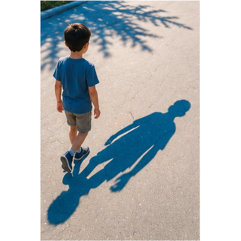 Illustration of shadows sometimes look blue for the question "Why do shadows sometimes look blue?"