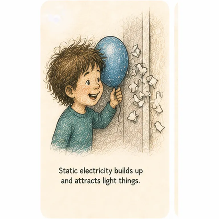 Illustration of static electricity for the question "What is static electricity?"