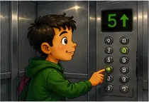Illustration of elevators know where to stop for the question "How do elevators know where to stop?"