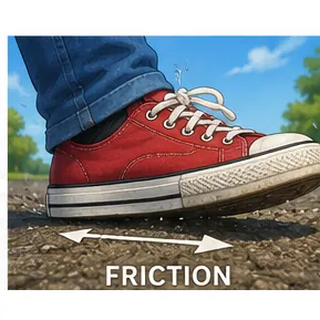 Illustration of friction for the question "What is friction?"