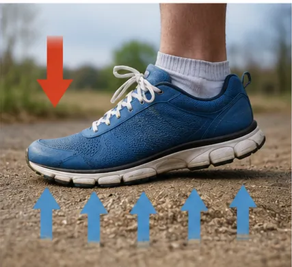 Illustration of pressure for the question "What is pressure?"