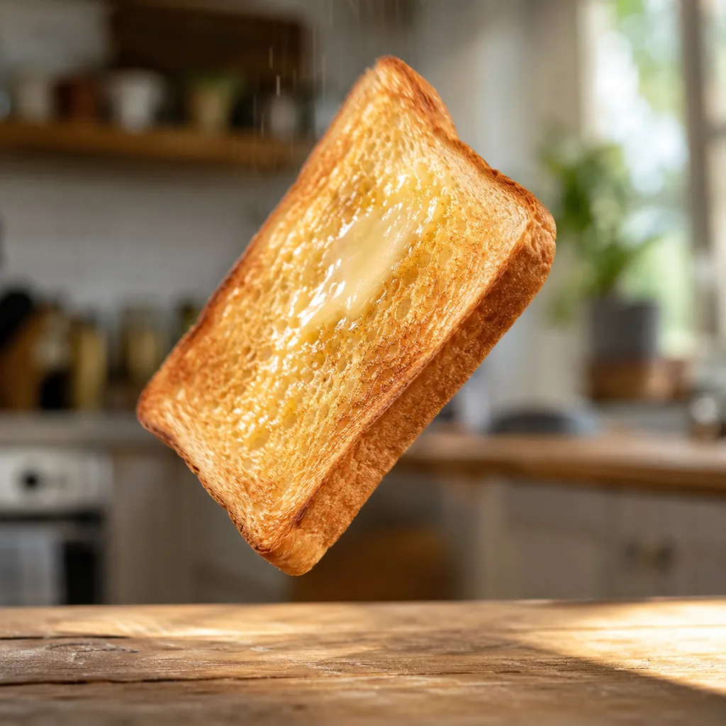 Why does toast always seem to land butter-side down?
