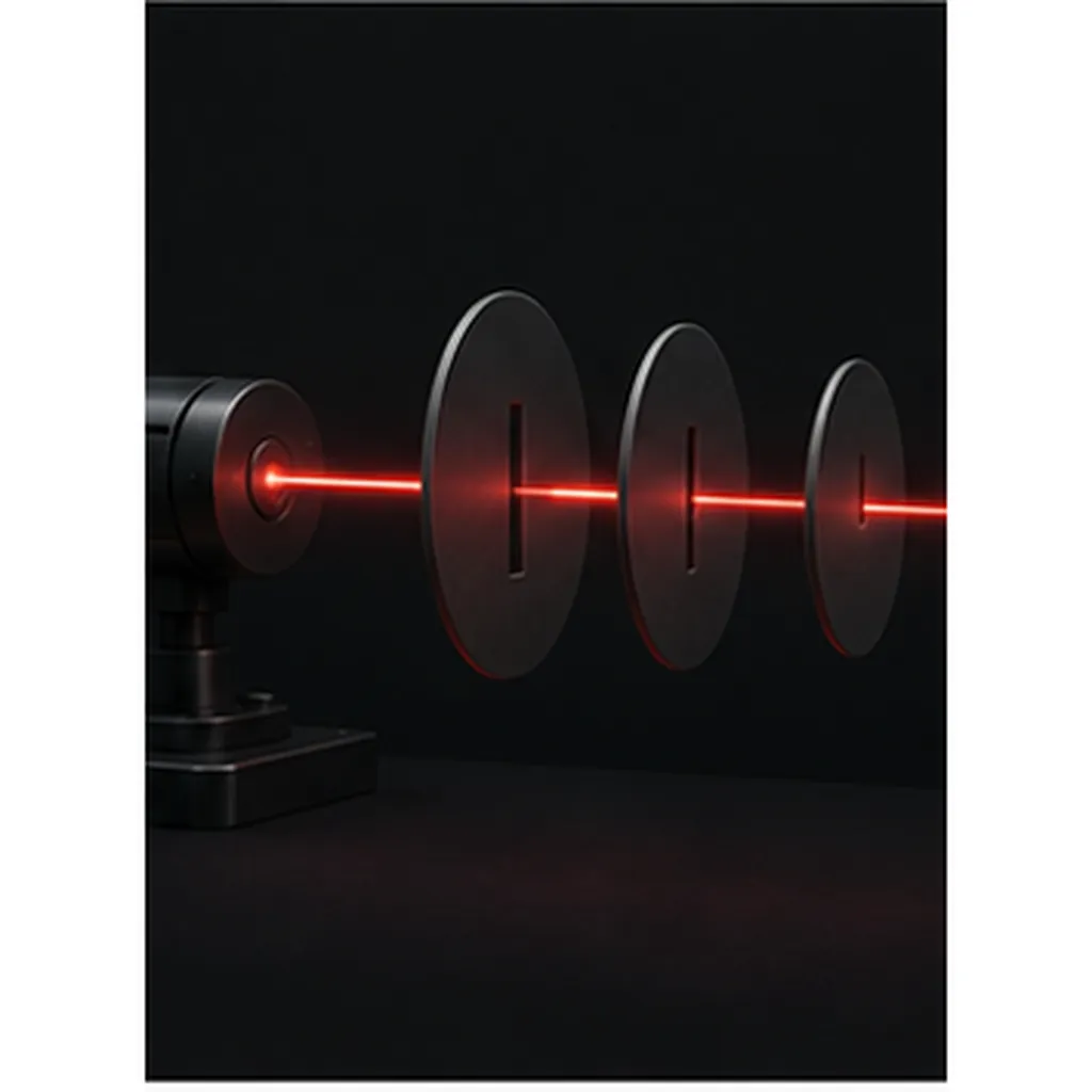Illustration of lasers make such straight beams for the question "How do lasers make such straight beams?"