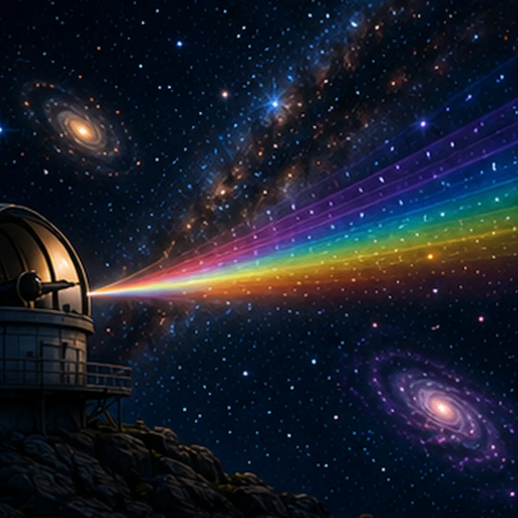 Illustration of light help us understand the universe for the question "Why does light help us understand the universe?"