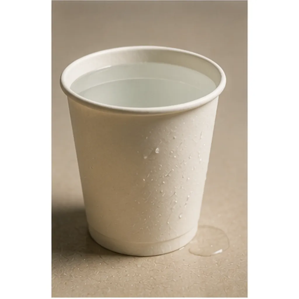 Illustration of paper cups hold water without leaking for the question "How do paper cups hold water without leaking?"