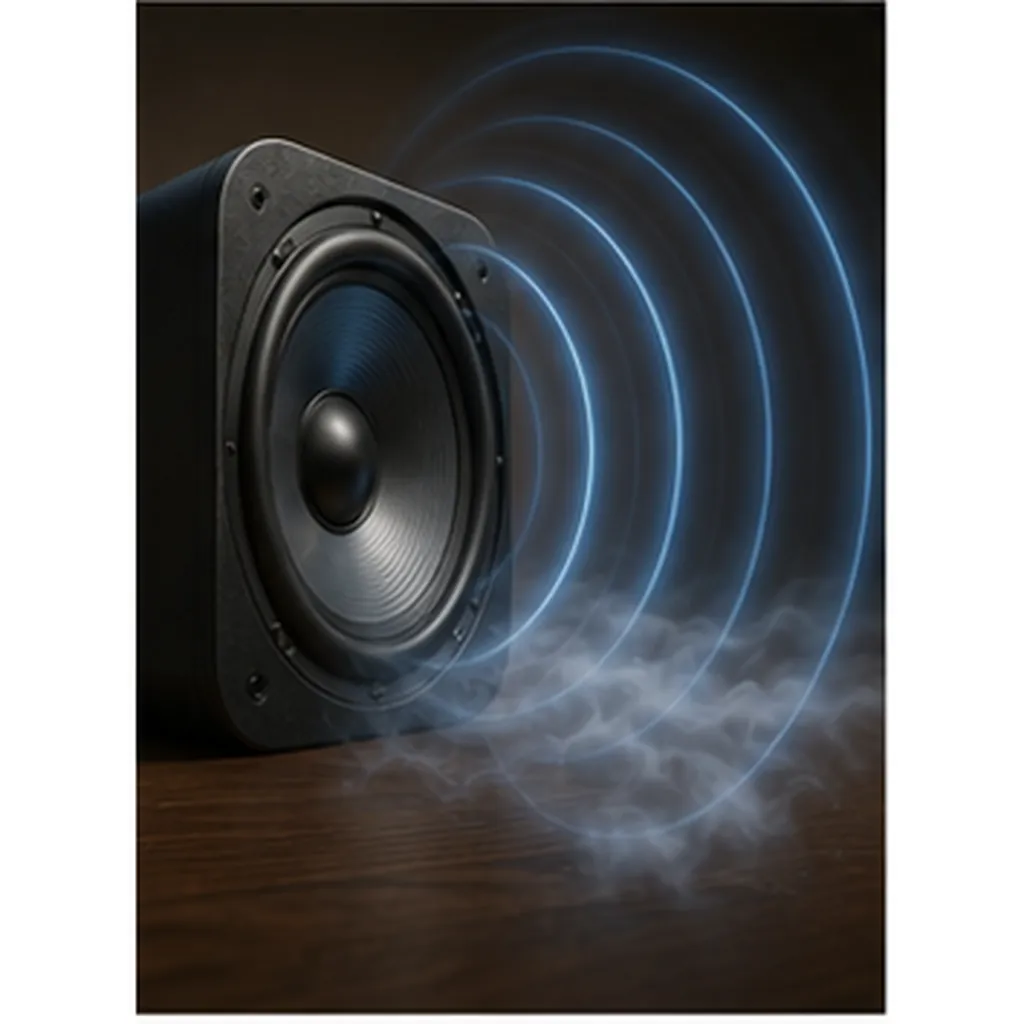 Illustration of speakers make bass you can feel for the question "How do speakers make bass you can feel?"