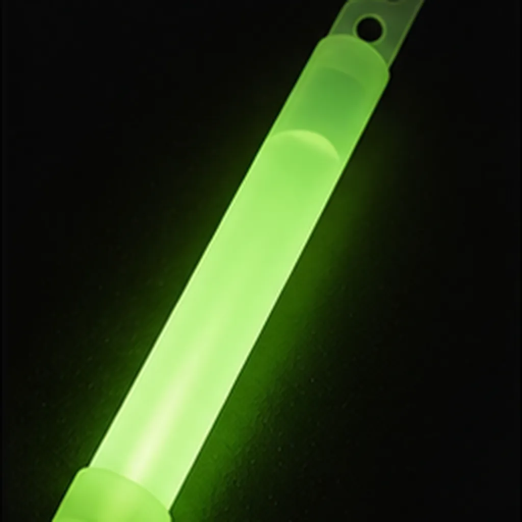Illustration of glow sticks glow for the question "How do glow sticks glow?"