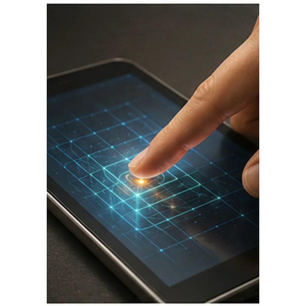 Illustration of touchscreens know where fingers are for the question "How do touchscreens know where fingers are?"