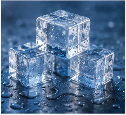 Illustration of happens when water freezes for the question "What happens when water freezes?"