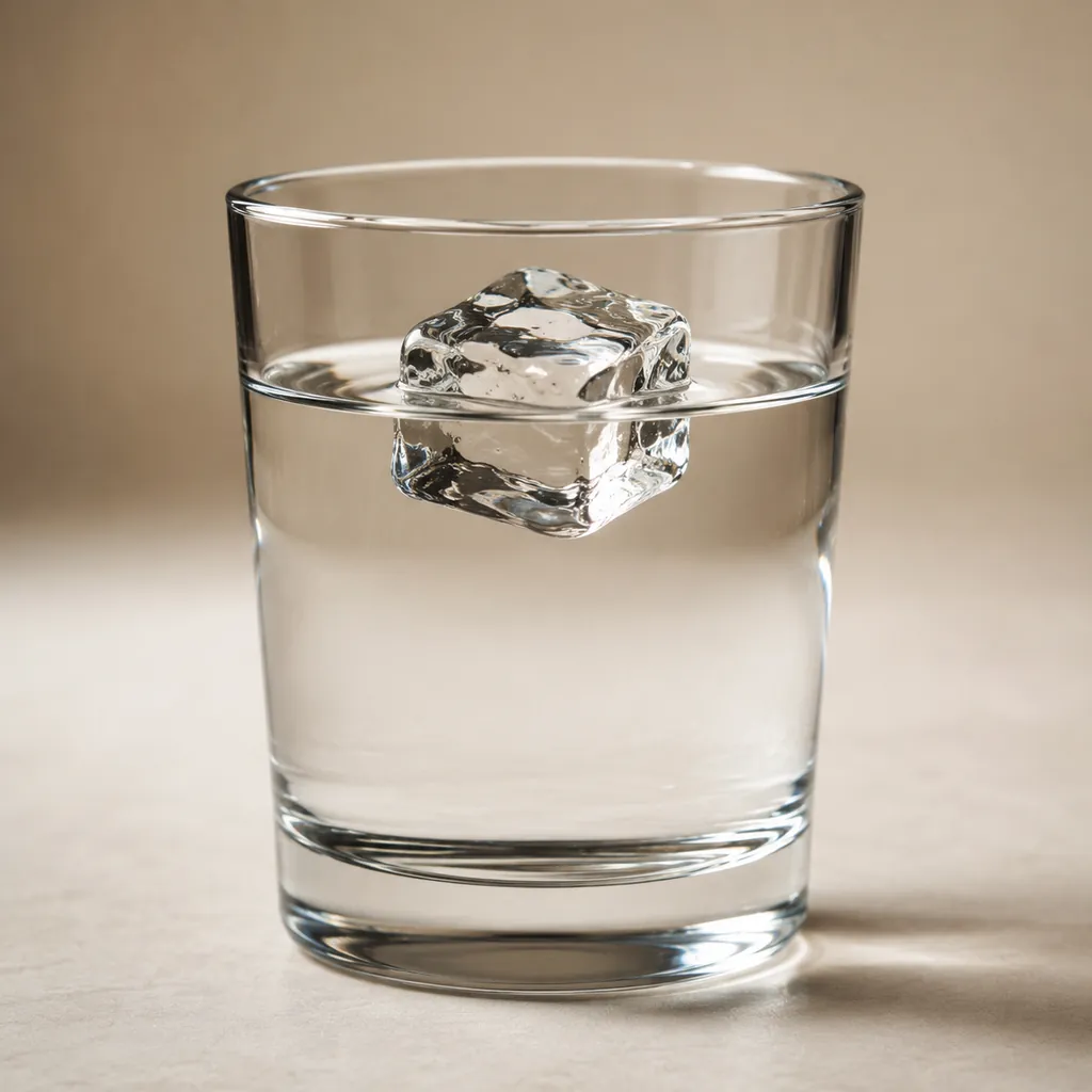 Why does ice float on water?
