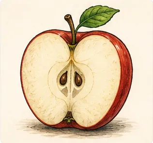 Illustration of fruit have seeds for the question "Why does fruit have seeds?"
