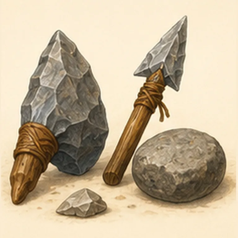 Illustration of an ancient tool for the question "What is an ancient tool?"
