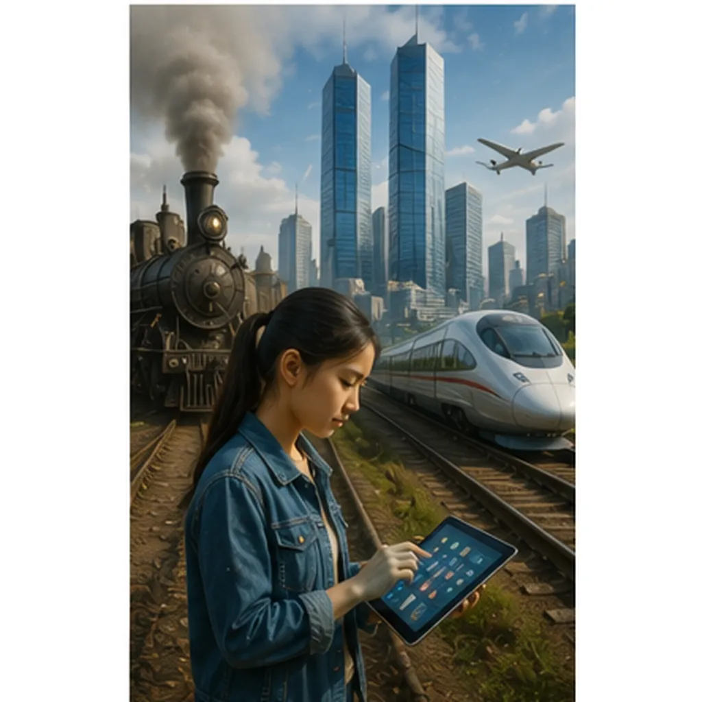 Illustration of inventions change the way people live for the question "Why do inventions change the way people live?"