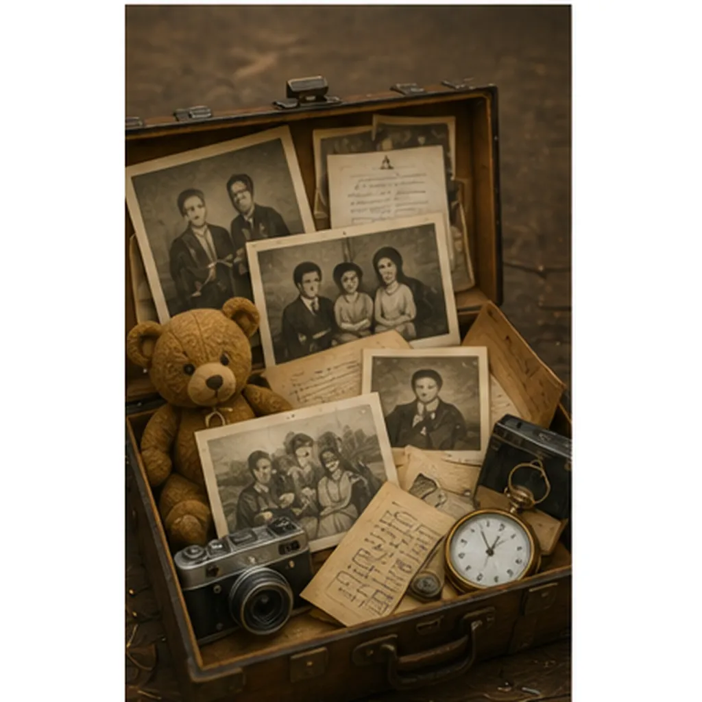 Illustration of old objects keep human memory alive for the question "How do old objects keep human memory alive?"