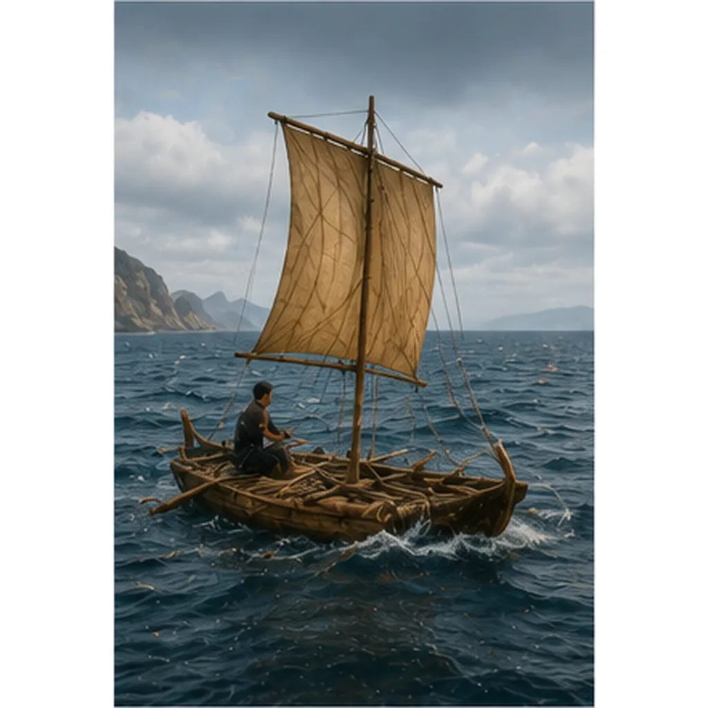Illustration of ancient sailors fear the open ocean for the question "Why did ancient sailors fear the open ocean?"