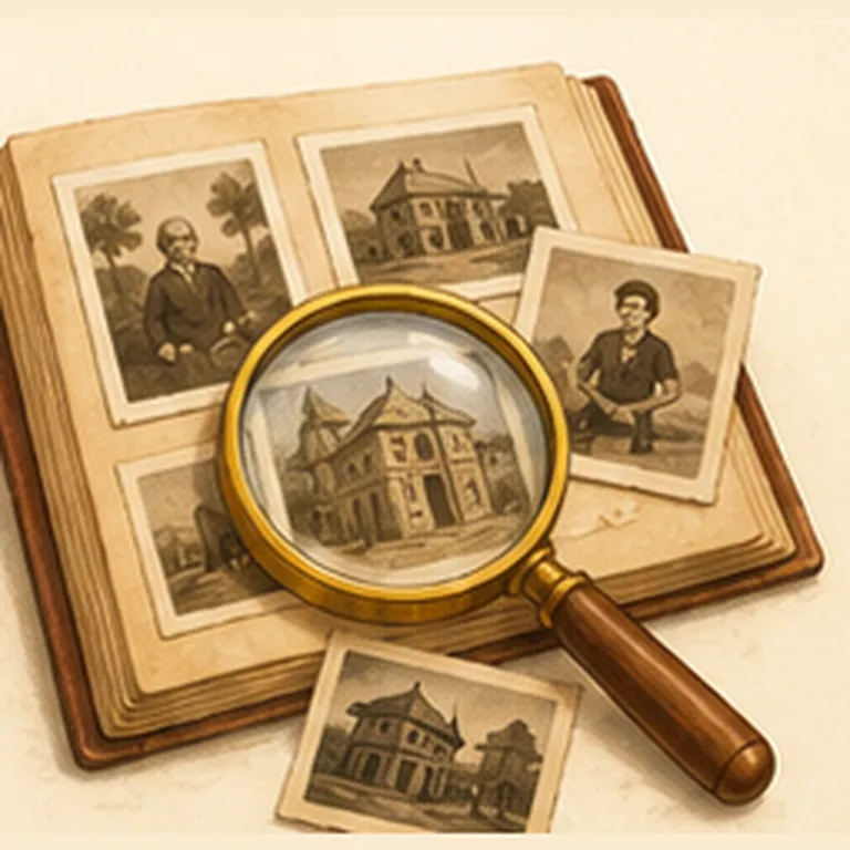 Illustration of old photographs help us learn for the question "How do old photographs help us learn?"