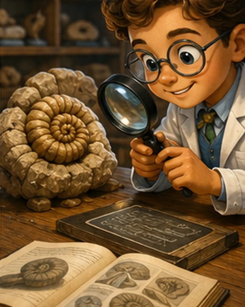 Illustration of scientists know a fossil's age for the question "How do scientists know a fossil's age?"