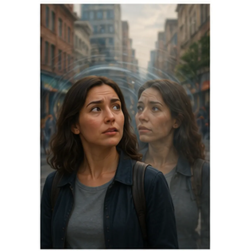 Illustration of people get déjà vu for the question "Why do people get déjà vu?"