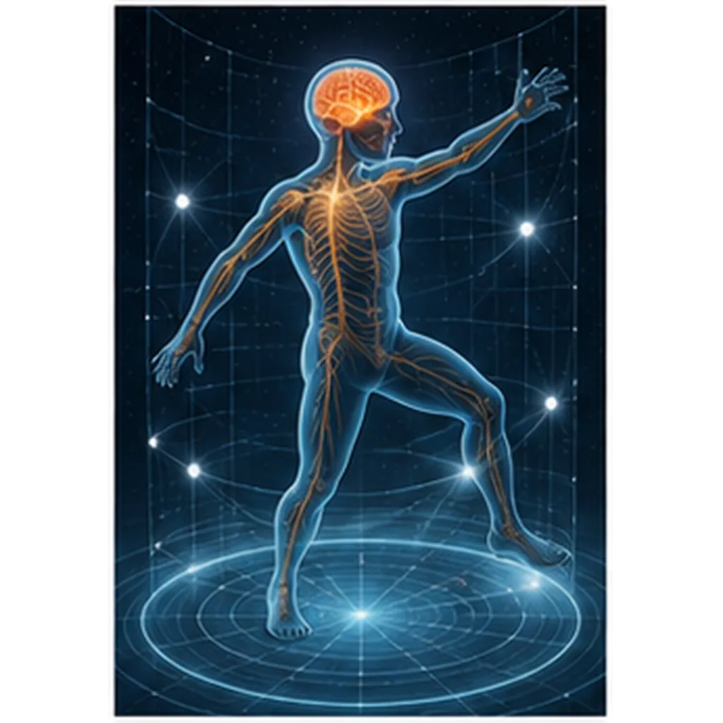 Illustration of the brain know where the body is for the question "How does the brain know where the body is?"
