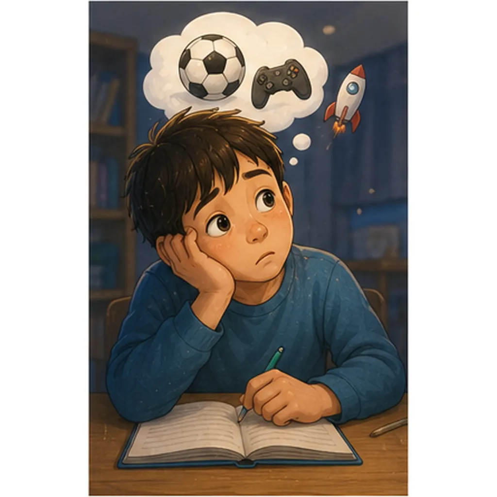 Illustration of we lose concentration for the question "Why do we lose concentration?"