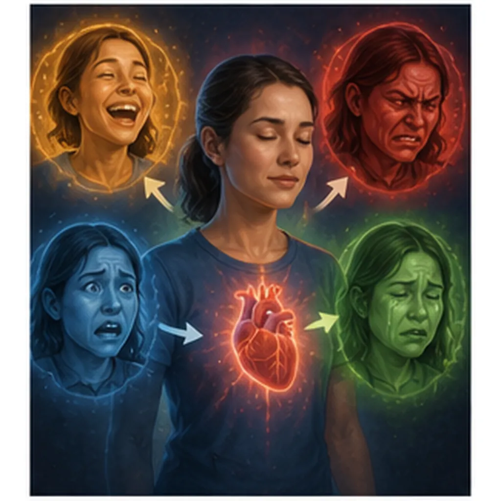Illustration of emotions change the body for the question "How do emotions change the body?"