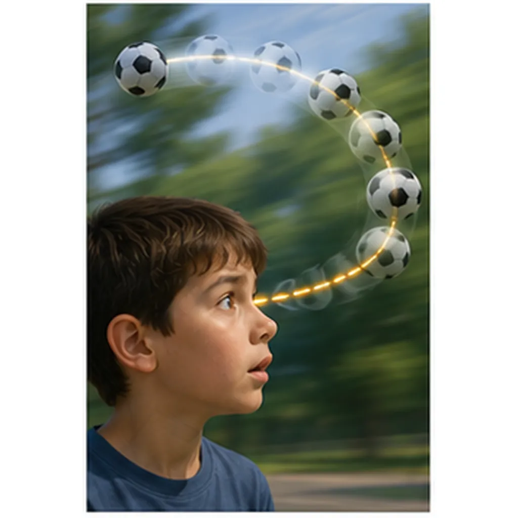 Illustration of our eyes follow moving things for the question "How do our eyes follow moving things?"