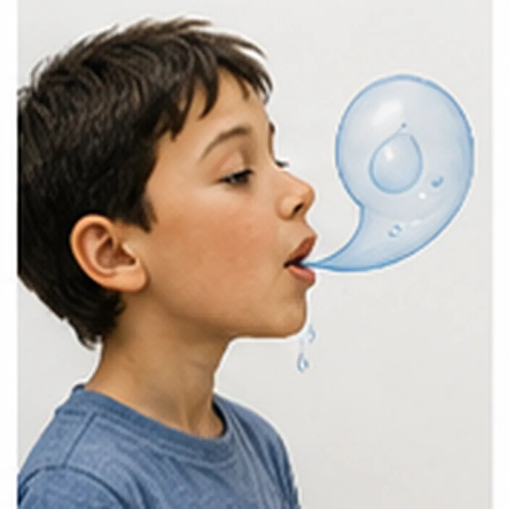 Illustration of saliva for the question "What is saliva?"