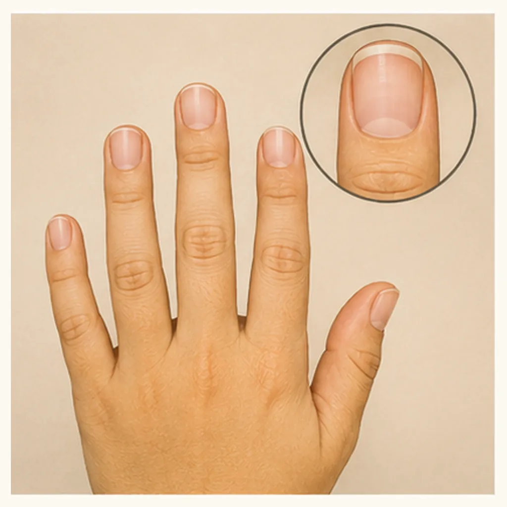 Illustration of fingers have nails for the question "Why do fingers have nails?"