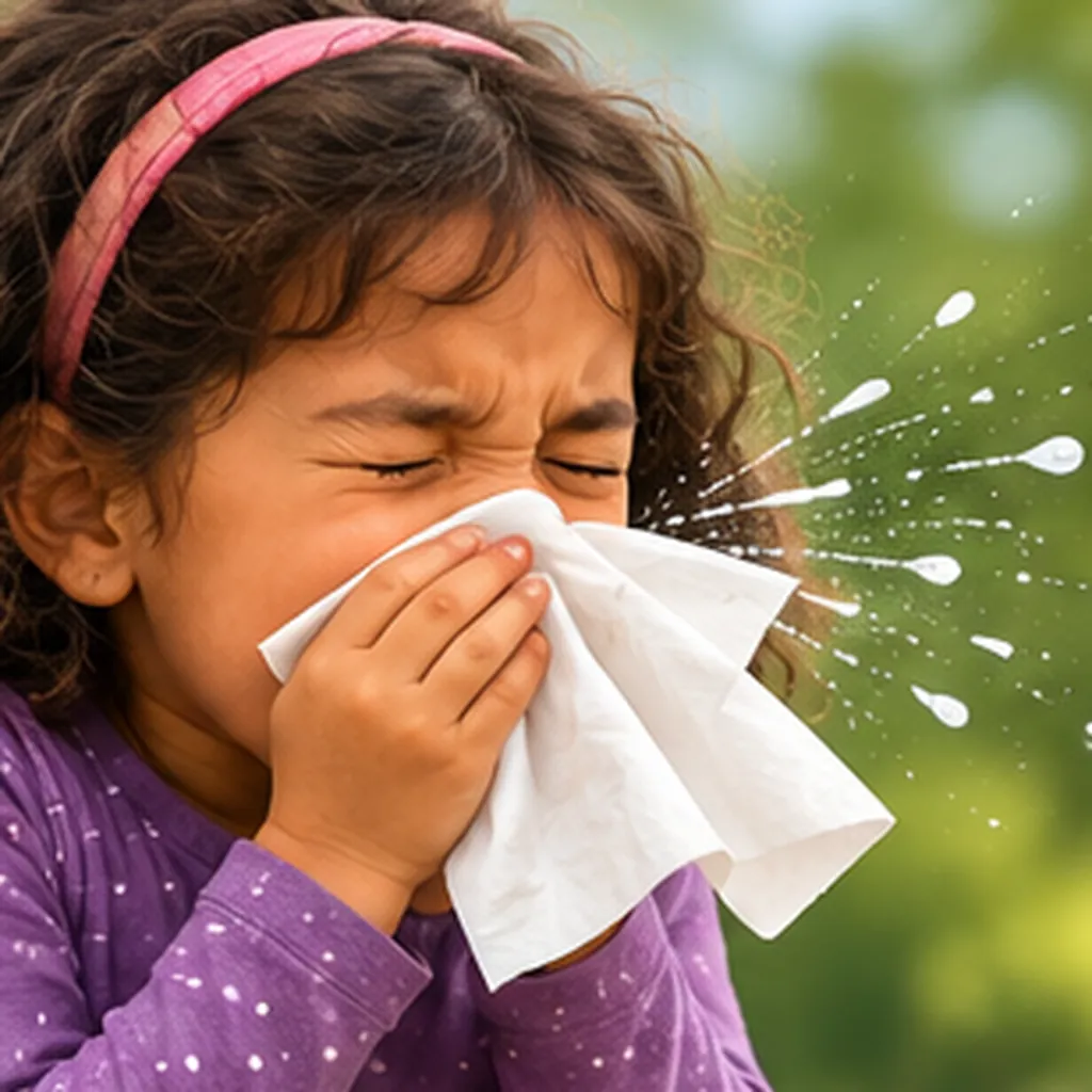 Illustration of we sneeze for the question "Why do we sneeze?"