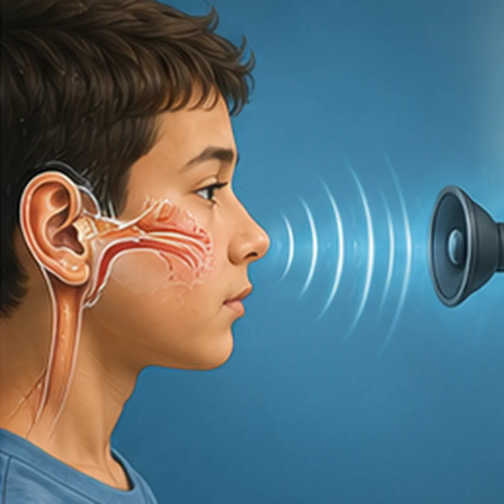 Illustration of our ears tell where sound comes from for the question "How do our ears tell where sound comes from?"