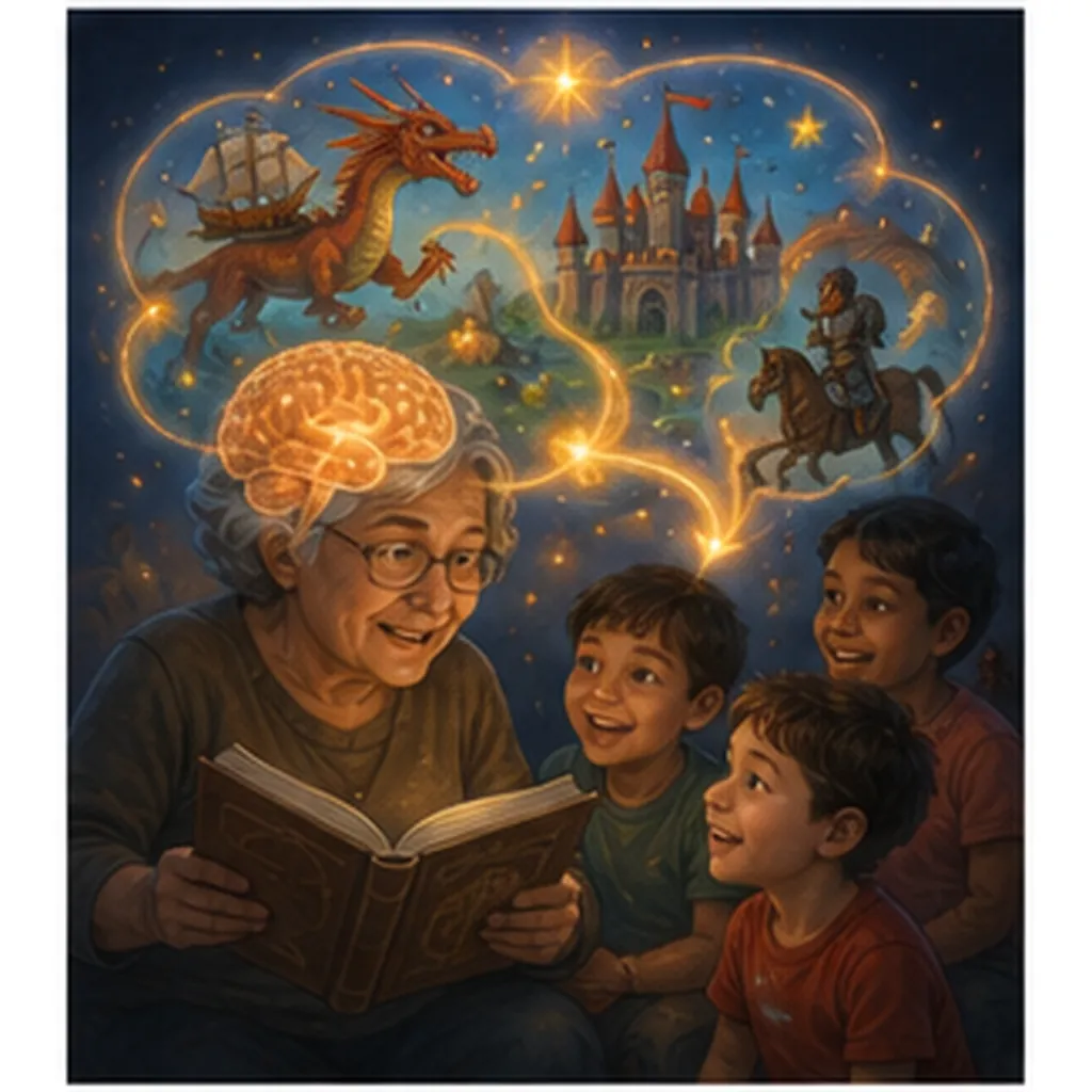 Illustration of stories help people remember for the question "Why do stories help people remember?"