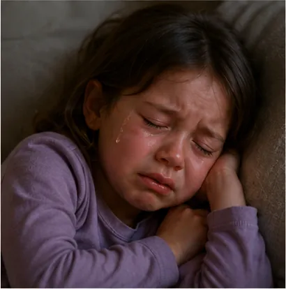 Illustration of we feel tired after crying for the question "Why do we feel tired after crying?"