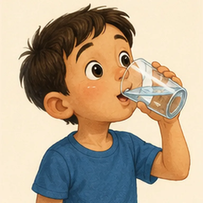 Illustration of we feel thirsty for the question "Why do we feel thirsty?"