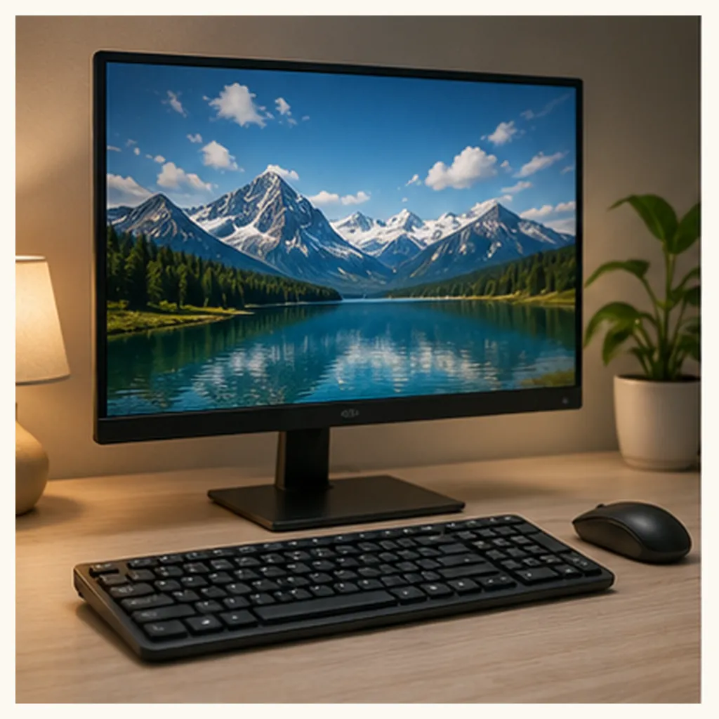 Illustration of computers have screens for the question "Why do computers have screens?"
