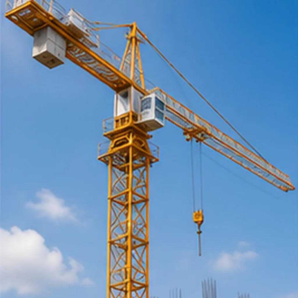 Illustration of cranes use long arms for the question "Why do cranes use long arms?"